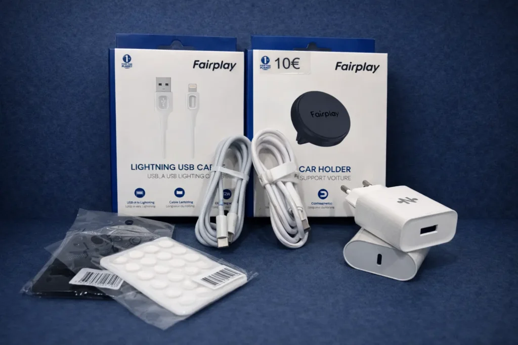 Chargeurs secteur et câbles de recharge pour smartphone